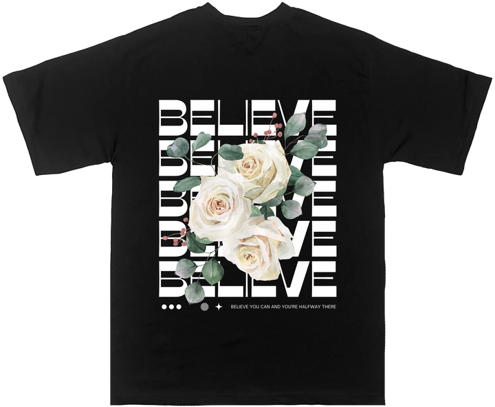 Believe Tees (oversized) Qobiya