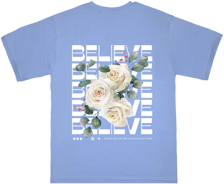 Believe Tees (oversized) Qobiya