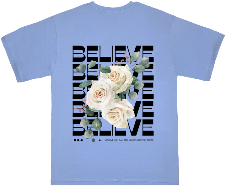 Believe Tees (oversized) Qobiya