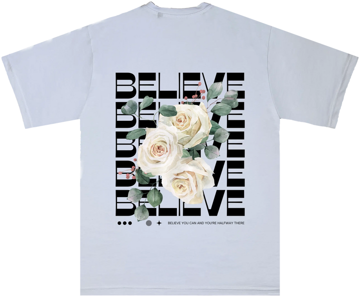 Believe Tees (oversized) Qobiya