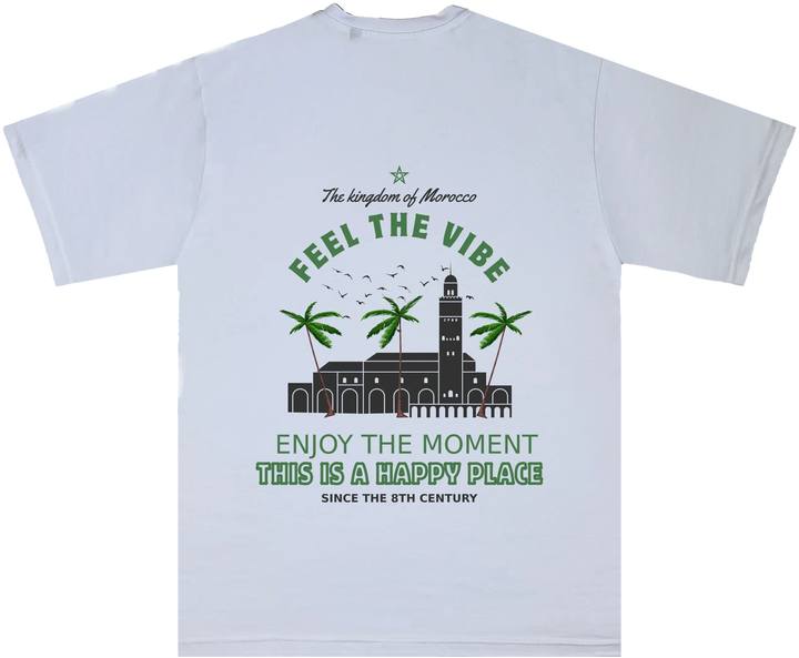 Feel The Vibe Tees (oversized) Qobiya