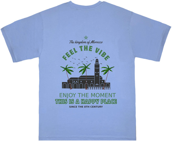 Feel The Vibe Tees (oversized) Qobiya