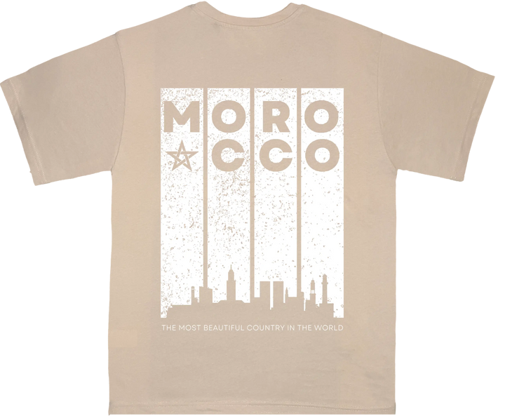 Moroccan City Tees (oversized) Qobiya