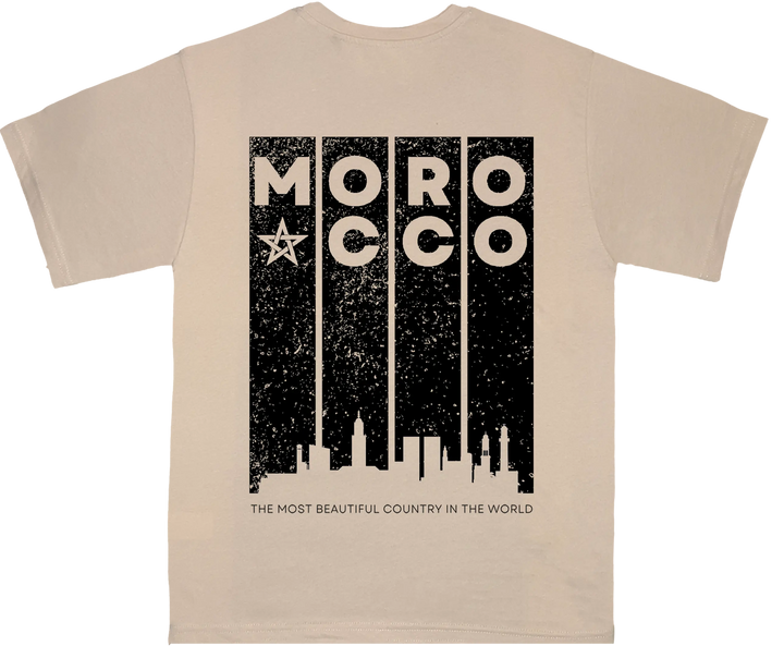 Moroccan City Tees (oversized) Qobiya