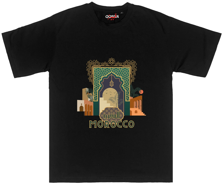 Moroccan door Tees (oversized) Qobiya