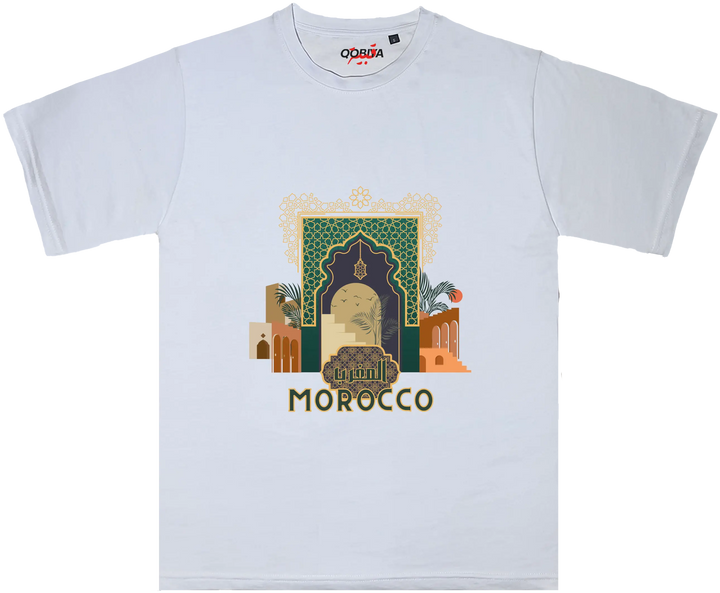 Moroccan door Tees (oversized) Qobiya