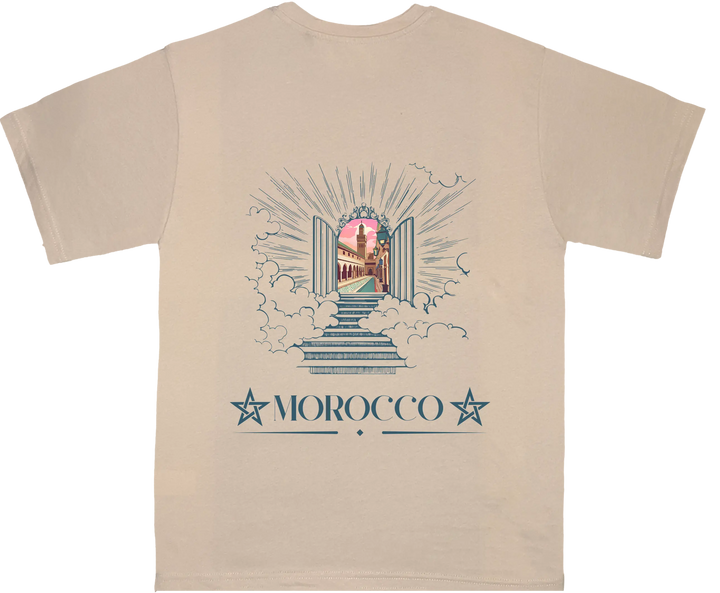 Morroccan Paradise Tees (oversized) Qobiya